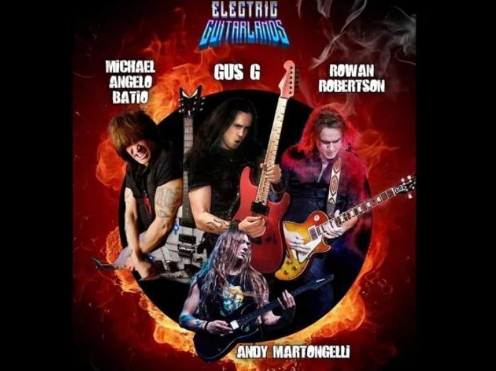Гитаристы Gus G., Michael Angelo Batio, Rowan Robertson и Andy Martongelli представляют шоу "Electric Guitarlands"