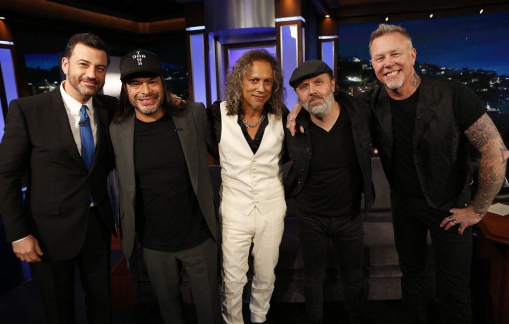Неделя Metallica: группа выступит четыре вечера подряд на шоу Jimmy Kimmel Live