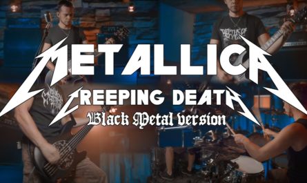 Смотрим и слушаем блэк-метал кавер на классику Metallica "Creeping Death" от Lykanthrop
