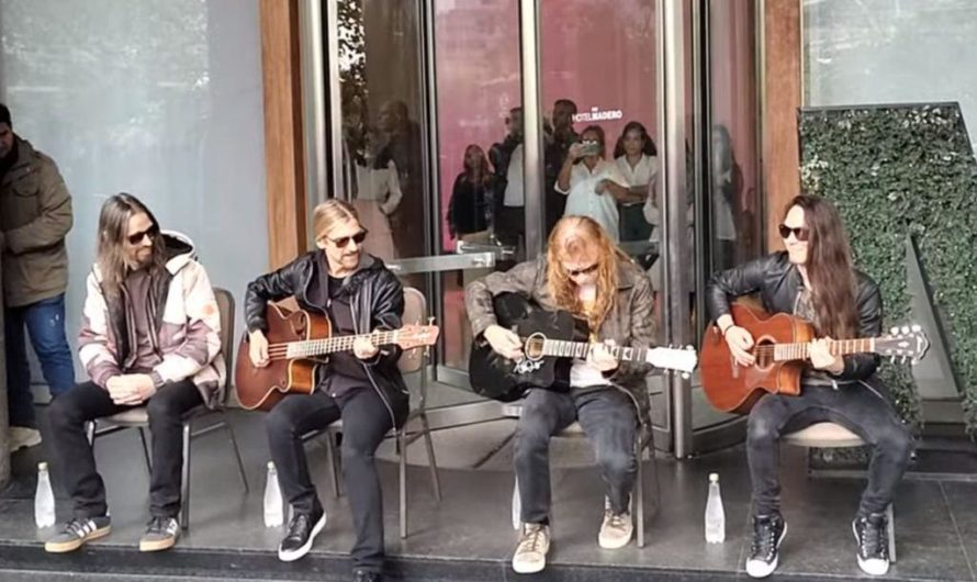 MEGADETH исполнили акустический сет из трех песен возле отеля в Аргентине – смотрим