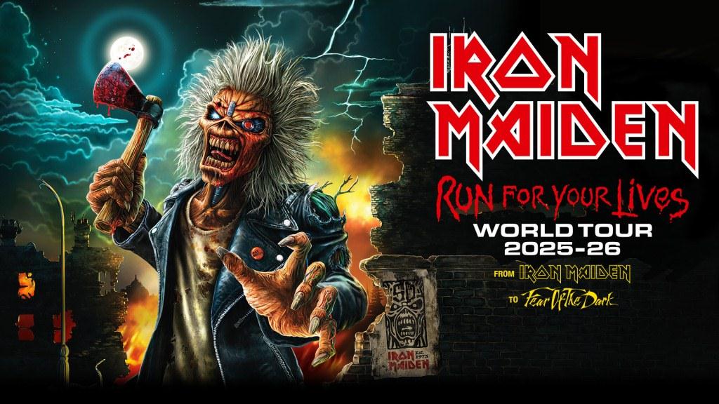 Iron Maiden юбилейный тур "Run For Your Lives" в честь 50-летия группы